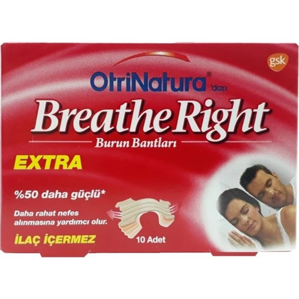 Breathe Right Extra Burun Bandı 10'lu - Eski Ambalaj