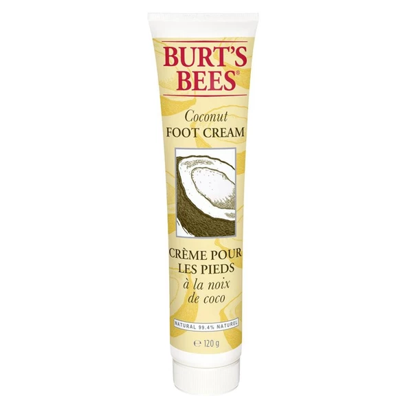 Burt's Bees Coconut Foot Cream / Hindistan Cevizi Ve E Vitamini İçeren Ayak Kremi 120Gr
