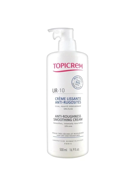 Topicrem UR-10 Anti-Roughness Smoothing Cream 500 ml ürün görseli