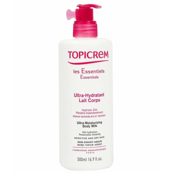 Topicrem Ultra Moisturizing Body Milk 500 ml ürün görseli