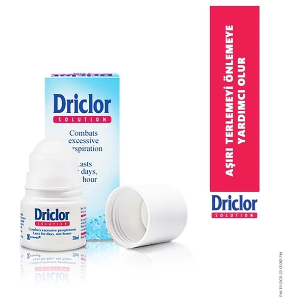Driclor Roll-On Deodorant 20 ml ürün görseli