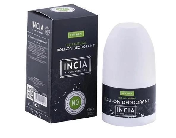 Incia Doğal Roll-On Deodorant Erkek 50 ml ürün görseli