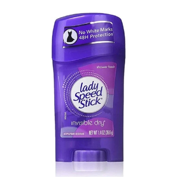 Lady Speed Invisible Dry Shower Fresh Stick Deodorant 39,6 gr - İthal ürün görseli