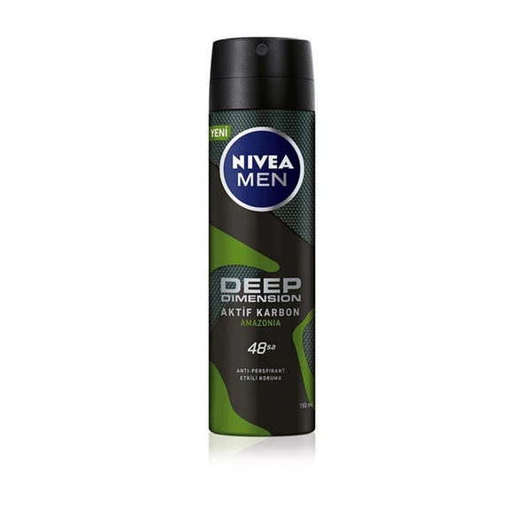 Nivea Deo Sprey Deep Amazonia For Men 150 ml ürün görseli