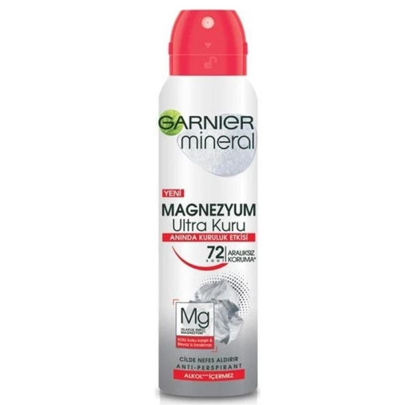 Garnier Mineral Deodorant Ultra Kuru Magnezyum 150 ml ürün görseli