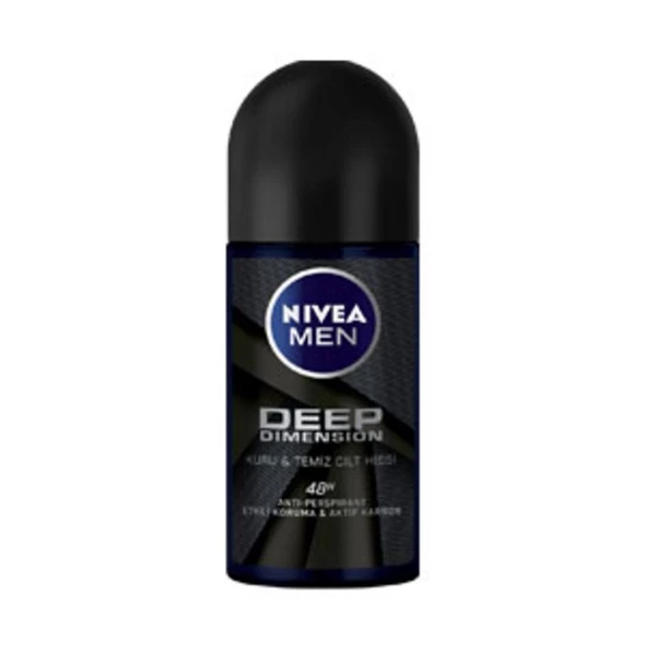 Nivea Roll-On Deodorant Deep Dimension For Men 50 ml ürün görseli