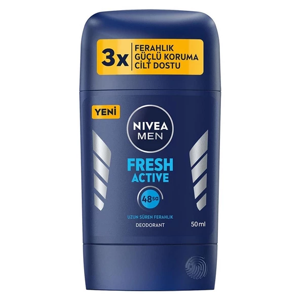 Nivea Men Fresh Active Stick Deodorant 50 ml ürün görseli