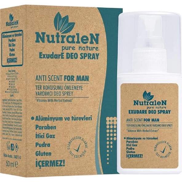 Nutralen Exudare Deo Spray Bay 50 ml ürün görseli