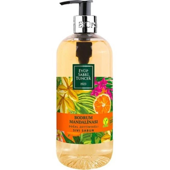 Eyüp Sabri Tuncer Doğal Zeytinyağlı Sıvı Sabun Bodrum Mandalinası 500 ml ürün görseli