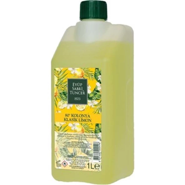 Eyüp Sabri Tuncer Klasik Limon Kolonyası 1 lt - Koruma Kilitli Kapak ürün görseli