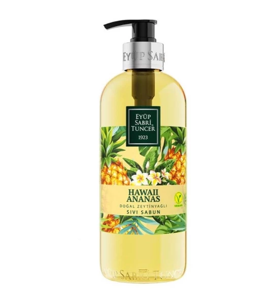 Eyüp Sabri Tuncer Doğal Zeytinyağlı Sıvı Sabun Hawaii Ananas 500 ml ürün görseli