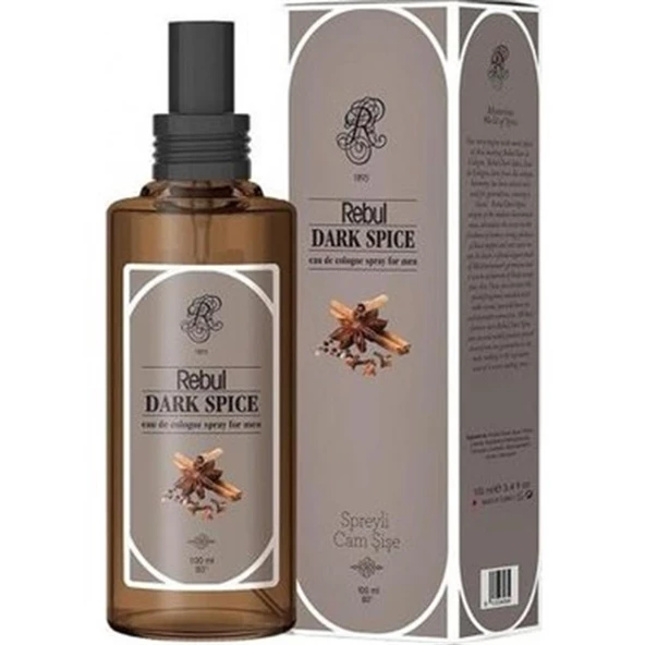 Rebul Dark Spice Kolonya Cam Şişe 100 ml
