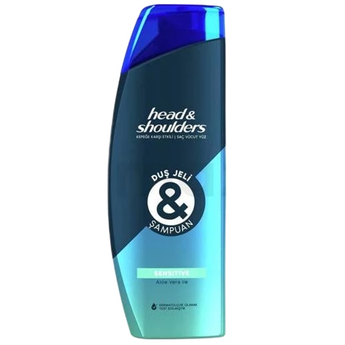 Head & Shoulders Sensitive Aloe Vera Özlü Duş Jeli ve Şampuan 400 ml