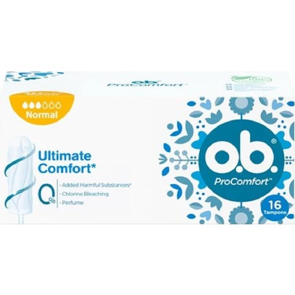 O.B. Ultimate Comfort Tampon Normal 16'lı ürün görseli