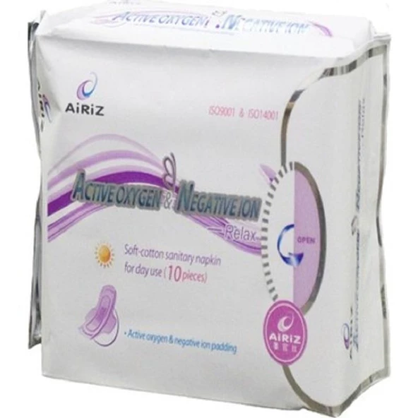 Airiz Active Oxygen & Negative Ion Gündüz Pedi 10'lu - Resim 2