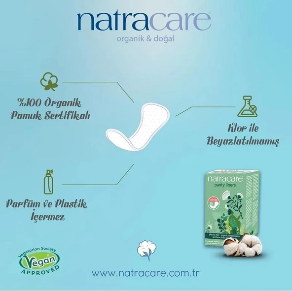 Natracare Günlük Ped Anatomik Şekilli 30'lu - Resim 3