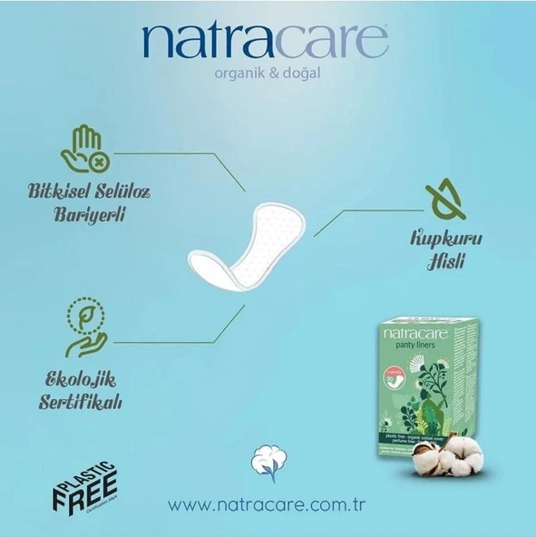 Natracare Günlük Ped Anatomik Şekilli 30'lu - Resim 2