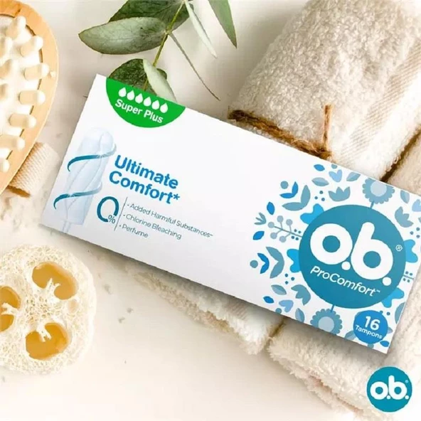 O.B ProComfort Ultimate Tampon Süper Plus 16'lı - Resim 2