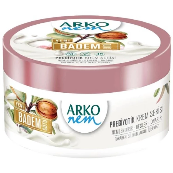 Arko Nem Prebiyotik Krem Serisi Badem Sütü 250 ml