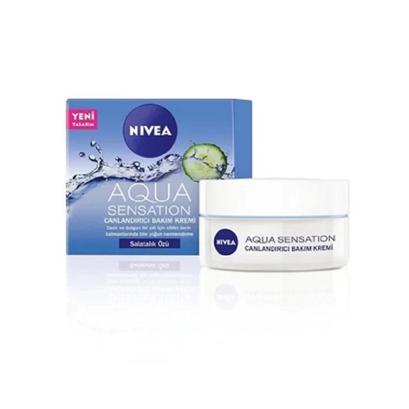 Nivea Aqua Sensation Bakım Kremi Canlandırıcı 50 ml ürün görseli
