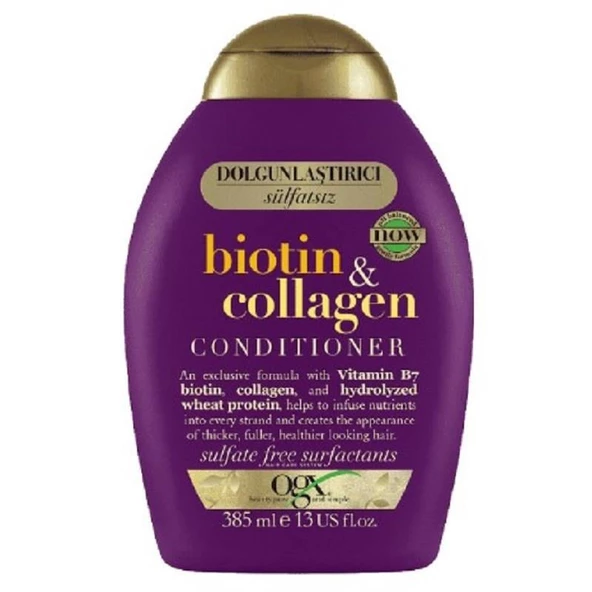 OGX Saç Kremi Dolgunlaştırıcı Biotin & Collagen Bakım 385 ml