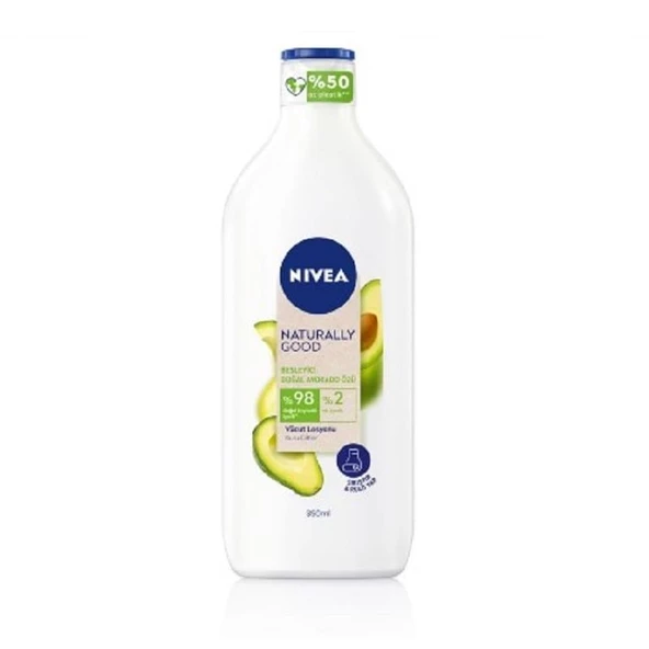 Nivea Naturally Good Avokado Özlü Vücut Bakım Losyonu 350 ml