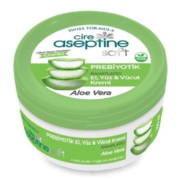 Cire Aseptine Aloe Vera Özlü Prebiyotik Krem 100 ml - Resim 2