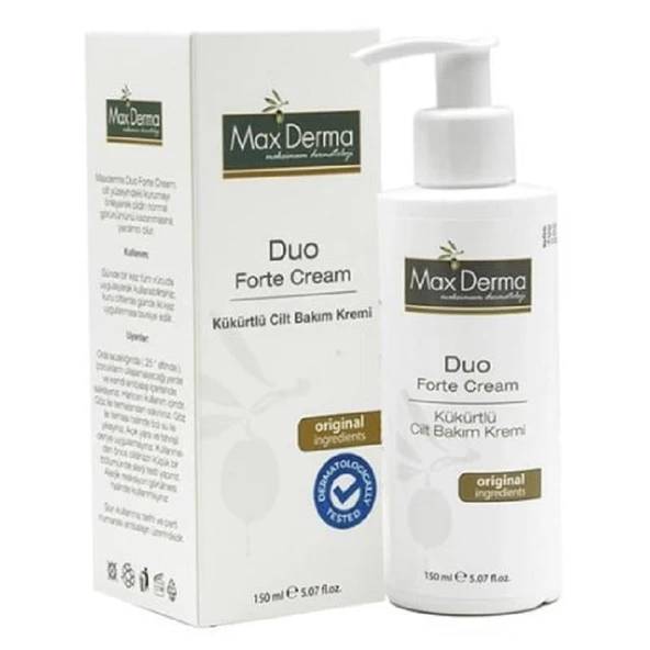 Maxderma Duo Forte Kükürtlü Krem 150 ml - 2