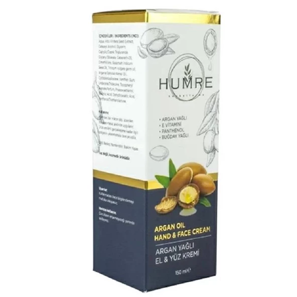 Humre Argan Yağlı El ve Yüz Kremi 150 ml ürün görseli