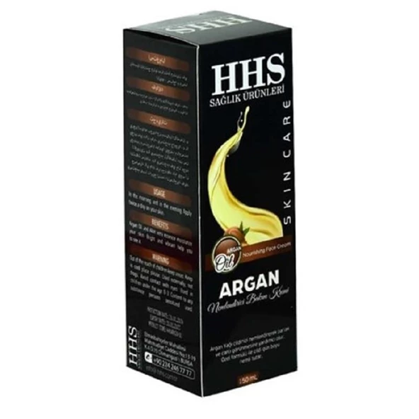 HHS Argan Yağlı Nemlendirici El Yüz ve Vücut Bakım Kremi 150 ml - 4