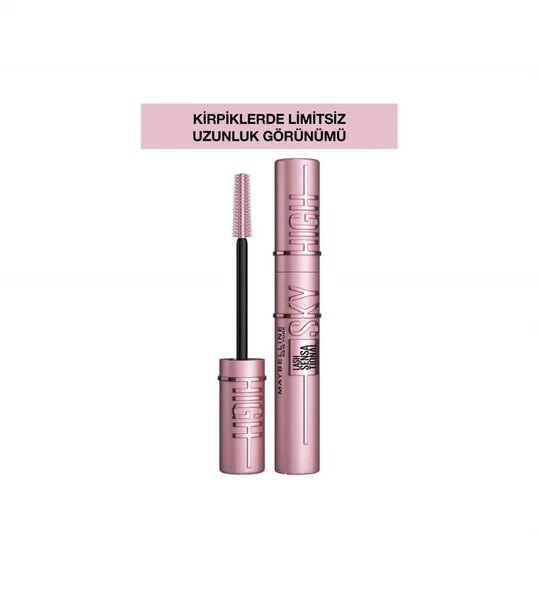 Maybelline New York Maskara Lash Sensational Sky High - Ekstra Siyah