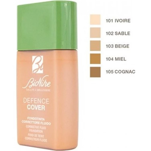 Bionike Defence Corrective Fluid Fondation SPF30 40 ml - 102 Sable ürün görseli