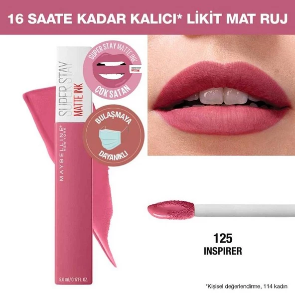 Maybelline Ruj SuperStay Matte Ink 125