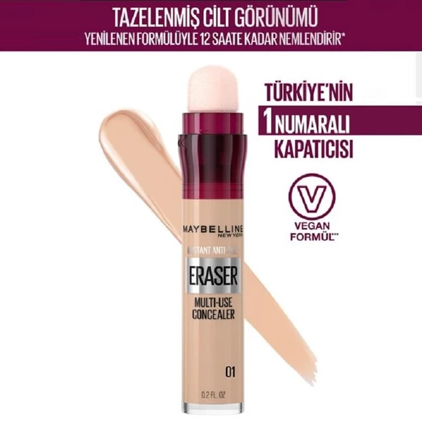 Maybelline Concealer Instant Age Rewind Light - Resim 2