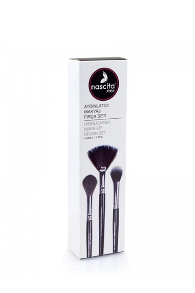 Nascita Pro Aydınlatıcı Makyaj Fırça Seti 3'lü ürün görseli