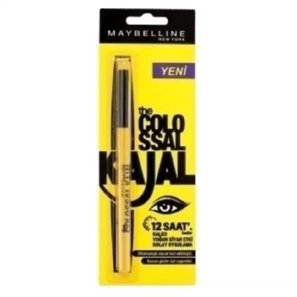 Maybelline Siyah Göz Kalemi Colossal Kajal Blister