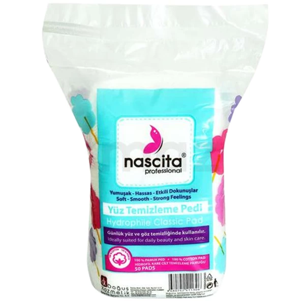 Nascita Yüz ve Göz Temizleme Pedi Kare 50'li ürün görseli
