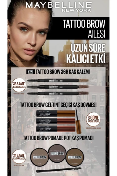 Maybelline Brow Tattoo Gel Kaş Farı - Resim 3