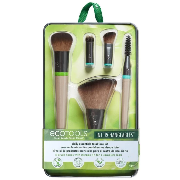 Ecotools Daily Essentials Total Face Kit Makyaj Fırça Seti - Resim 2