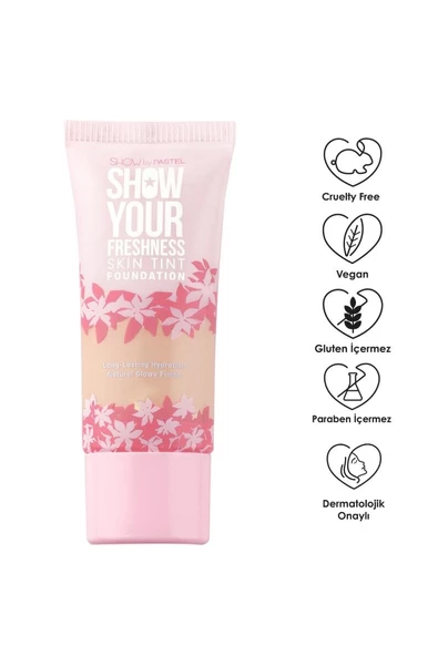 Pastel Show Your Freshness Skin Tint Foundation 501 - Resim 3