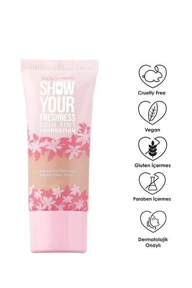Show By Pastel Show Your Freshness Skin Tint Foundation 503 - Resim 4