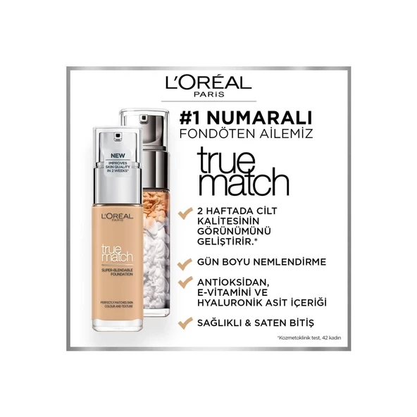 L'Oreal Paris Fondoten True Match 3N - 3