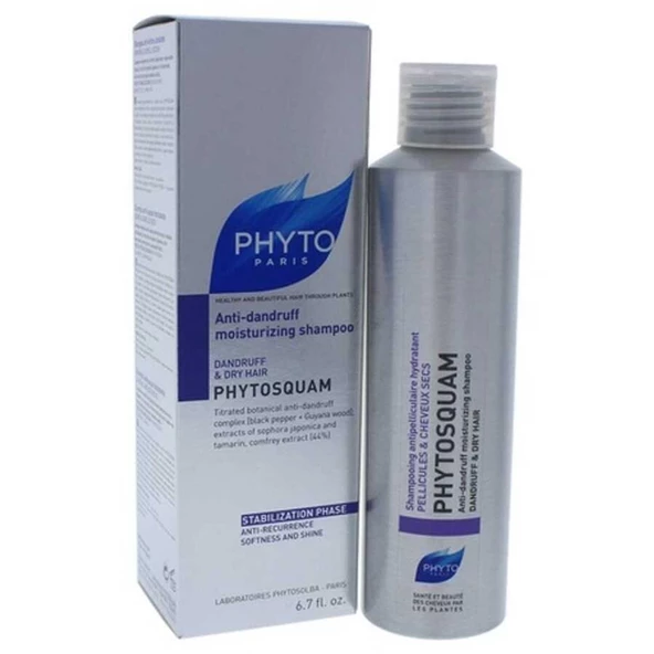 Phyto Phytosquam Anti-Dandruff Moisturizing Shampoo - Kuru Saçlar Için Kepeğe Karşı Şampuan