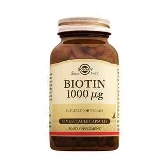 Solgar Biotin 1000 mcg 50 Kapsül