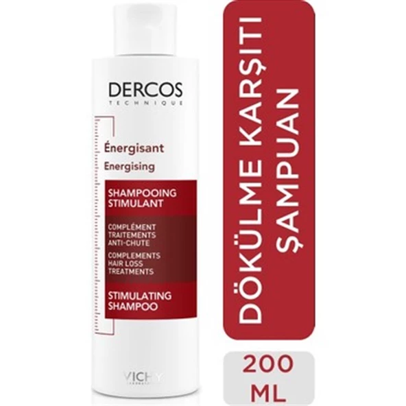 Vichy Dercos Energisant Şampuan Dökülme Karşıtı 200 ml