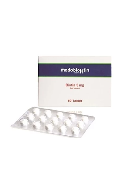 Medohbiotin 5 mg 60 Tablet - Eski Ambalaj ürün görseli