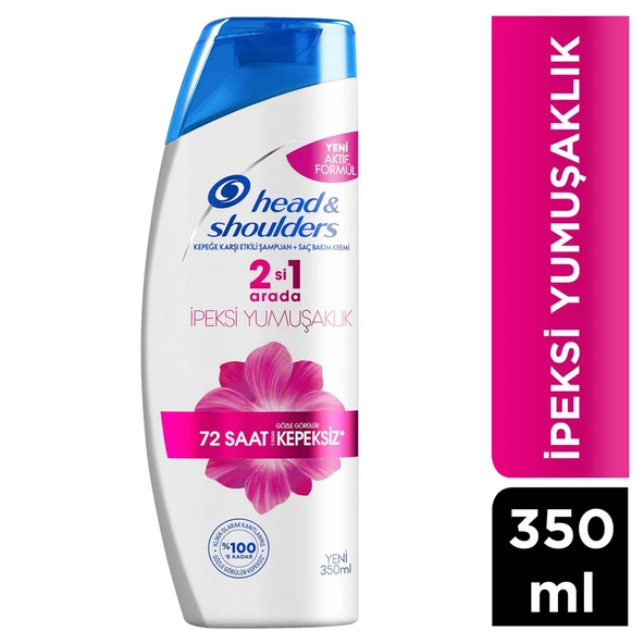 Head & Shoulders İpeksi Yumuşaklık 2'si 1 Arada Kepeğe Karşı Etkili Şampuan 350 ml