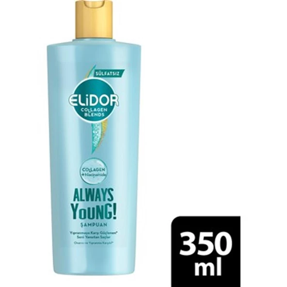 Elidor Collagen Blends Şampuan Sülfatsız Onarıcı Bakım 350 ml ürün görseli