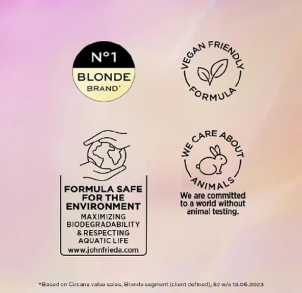 John Frieda SB Go Blonder Renk Açıcı Sprey Sarı Saçlara Özel 100 ml - Resim 5