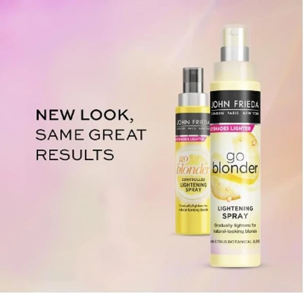 John Frieda SB Go Blonder Renk Açıcı Sprey Sarı Saçlara Özel 100 ml - Resim 4